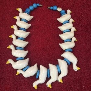 Original porcelain necklace.